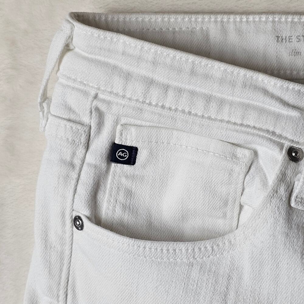 AG Adriano Goldschmied Jeans womens 30R White USA stevie ankle - Picture 6 of 12